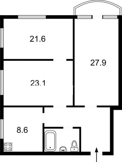 Sell 3-room apartment. Киев, Бессарабская, 5 — photo 1