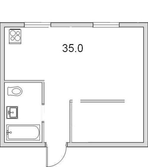 Sell 1-room apartment. Киев, Кости Гордиенка, 10 — photo 2
