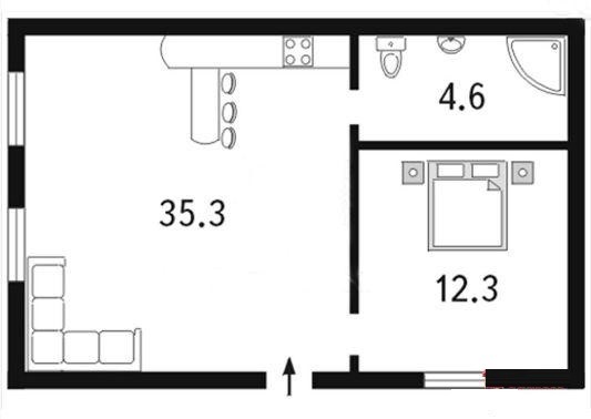Sell 2-room apartment. Киев, Пирогова, 1/35 — photo 7