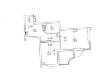 1-кімнатна квартира на Липках в Престиж Холл фото 4